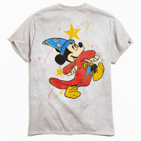 Disney Tops - NWT Disney Fantasia Retro Mickey Mouse UO Exclusive Classic Tie-Dye T-Shirt